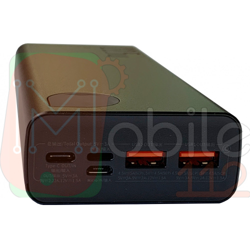 Power Bank Повербанк Baseus Adaman Metal Digital Display Quick Charge 20000 mAh 22.5W (PPAD000101 PPADM20S) фото 2