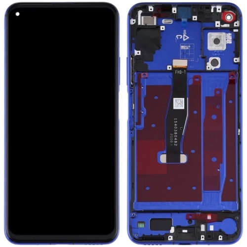 Дисплей Huawei Nova 5T, Honor 20 з тачскріном та рамкою (оригінал 100% Service Pack із синьою рамкою)