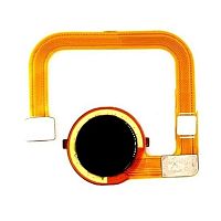 Шлейф Xiaomi Redmi Note 9 со сканером отпечатка пальца (черный оригинал Китай)