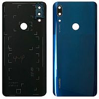 Задняя крышка Huawei P Smart Z STK-LX1 (синяя оригинал Китай со стеклом камеры)