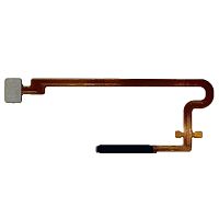 Шлейф Tecno Spark 10 Pro KI7, Infinix Hot 30 X6831, Realme C30s RMX3690 з кнопкою включення та сканером відбитка пальця (AAA чорний)