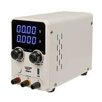 Блок питания лабораторный WEP 305D-V, 30V 5A, импульсный, с цифровой индикацией (V/A), USB QC 5V-12V/ 20W