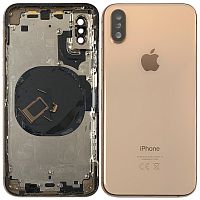 Корпус Apple iPhone XS (золотистый оригинал 100%)