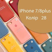 Чохол Silicone case для iPhone 7 Plus 8 Plus (коричневий №28)