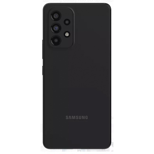 Задня кришка Samsung Galaxy A53 5G A536B (чорна зі склом камери)