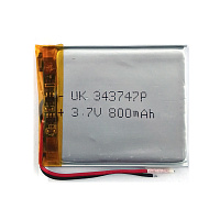 Акумулятор універсальний 343747P 45 х 37 х 3 мм 800 mAh 3.7 V