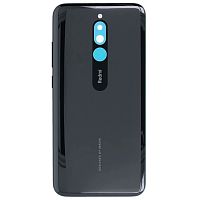 Задня кришка Xiaomi Redmi 8 M1908C3IG (чорна зі склом камери)
