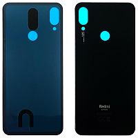 Задняя крышка Xiaomi Redmi Note 7 m1901f7g, Redmi Note 7 Pro m1901f7s (черная оригинал Китай)