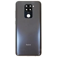 Задняя крышка Xiaomi Redmi Note 9 M2003J15SC (серая со стеклом камеры)