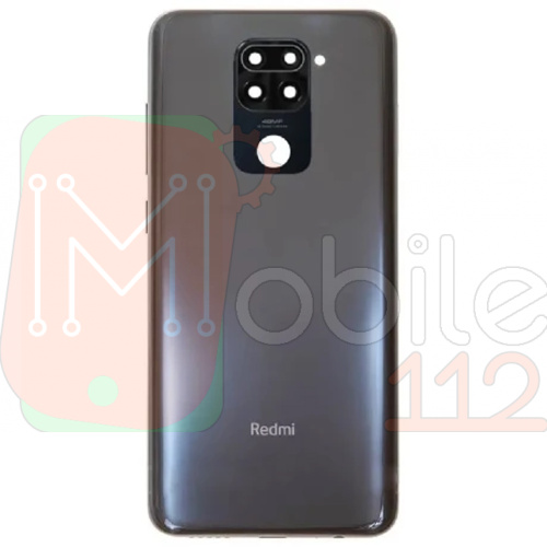 Задня кришка Xiaomi Redmi Note 9 M2003J15SC (сіра зі склом камери)