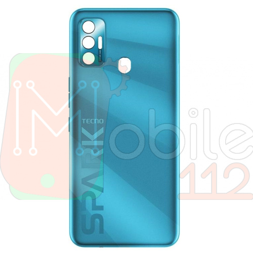 Задня кришка Tecno Spark 7 KF6n (блакитна, Morpheus Blue)