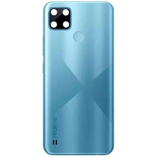 Задня кришка Realme C21 RMX3201 (блакитна зі склом камери) Задня кришка Realme C21 RMX3201 (блакитна зі склом камери)
