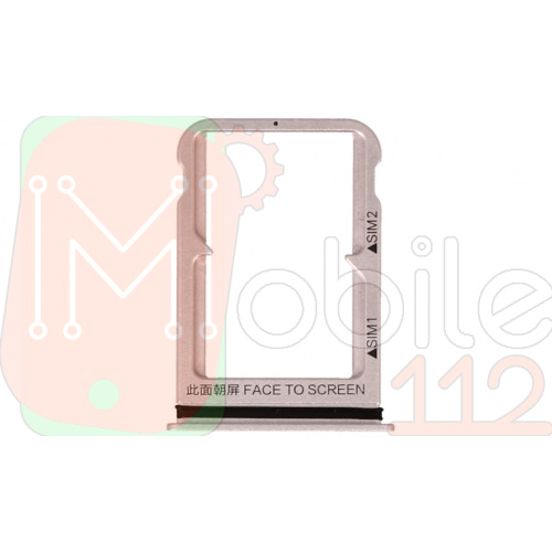 Тримач Sim картки Xiaomi Mi 8 (золотистий на 2 SIM)