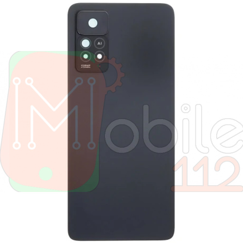Задня кришка Xiaomi Redmi Note 11 Pro 5G (сіра оригінал Китай зі склом камери)