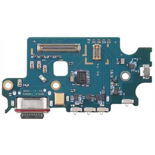 Дисплей Samsung Galaxy S22+ Plus 5G S906B з роз'ємами зарядки, Sim-карти та мікрофоном - нижня плата (оригинал Китай)
