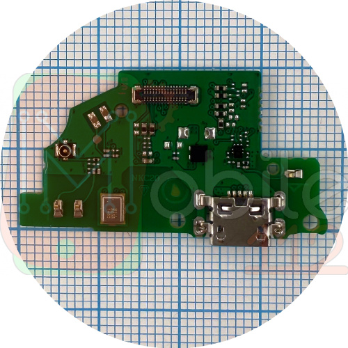 Шлейф Nokia C10 C20 з роз'ємом зарядки та мікрофоном - нижня плата (AAA)