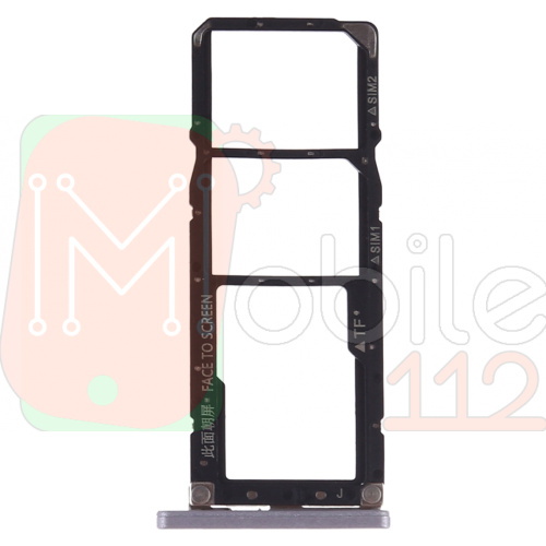 Тримач Sim карти Xiaomi Redmi S2 (сірий на 2 SIM + MicroSD)