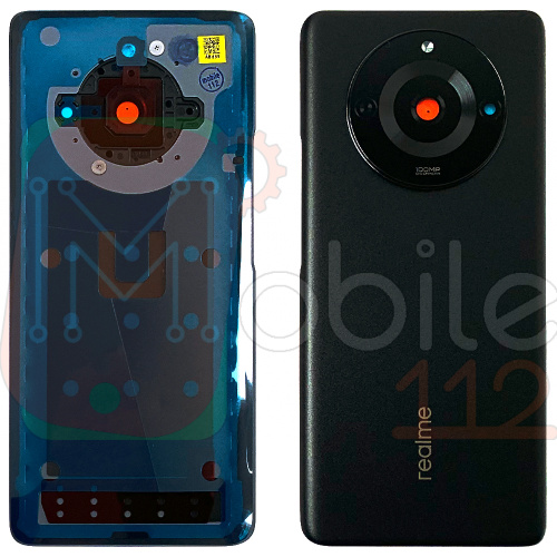 Задня кришка Realme 11 Pro, Realme 11 Pro+ Plus (чорна Original New зі склом камери)