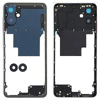 Рамка корпусу Samsung Galaxy A06 A065F (біла зі склом камери)