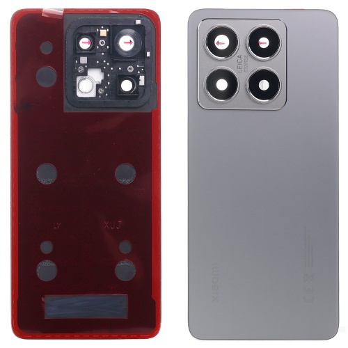 Задня кришка Xiaomi 14T (сіра Original New зі склом камери)