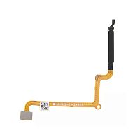 Шлейф Xiaomi Redmi 14C, Poco C75 с кнопкой включения и сканером отпечатка пальца (AAA черный)