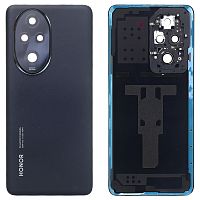 Задняя крышка Honor 200 Pro (черная Original New со стеклом камеры)