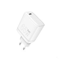 Сетевой адаптер WUW-C175 USB+Type-C 65W(Type-C) 18W(USB) (белый)