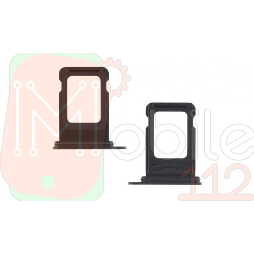 Тримач SIM карти Apple iPhone 14 Pro, 14 Pro Max (чорний на 2 SIM)