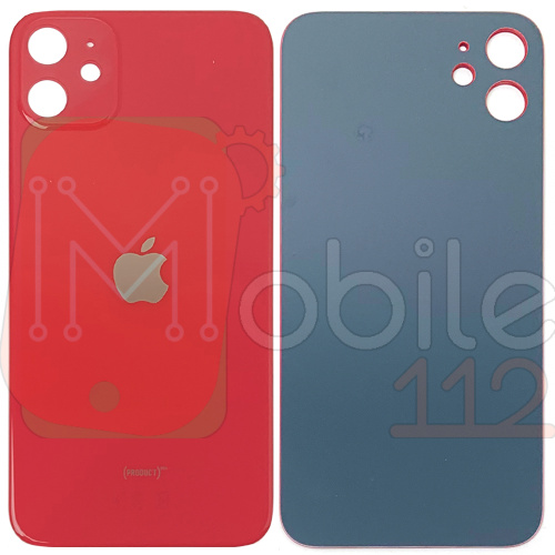 Задня кришка Apple iPhone 11 (червона оригінал Китай з великим отвором)