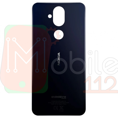 Задня кришка Nokia 8.1, X7 2018, 7.1 Plus (синя)