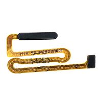 Шлейф Samsung Galaxy M14 M146B с кнопкой включения и сканером отпечатка пальца (синий оригинал Китай)