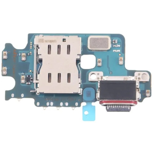Шлейф Samsung Galaxy S25 S931 з роз'ємами зарядки, Sim-карти та мікрофоном - нижня плата (оригінал Китай)
