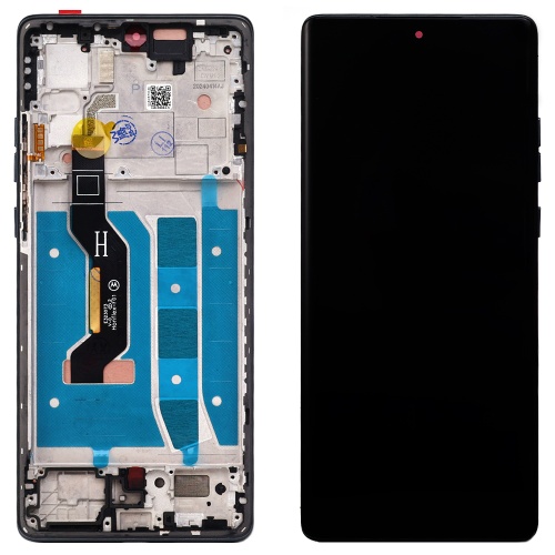 Дисплей Motorola Moto G85 XT2427-3 + тачскрин (оригинал OEM с серой рамкой)