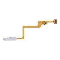 Шлейф Xiaomi 11T 11T Pro с кнопкой включения и сканером отпечатка пальца (белый оригинал Китай)