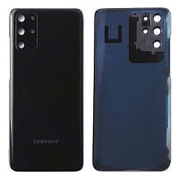 Задня кришка Samsung Galaxy S20+ Plus G985F (чорна Original New зі склом камери)