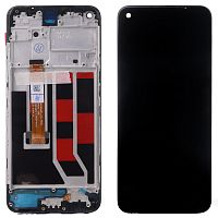 Дисплей Oppo A53 CPH2127, A32 2020, A33 Realme 7i, C17 + тачскрин (оригинал OEM с рамкой BV065WBM-L03-MB00)