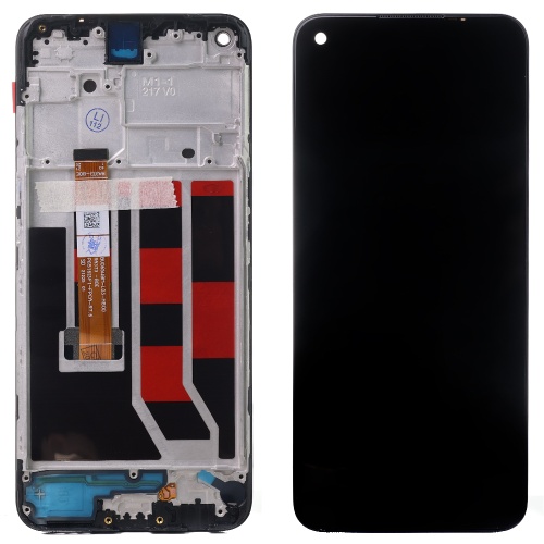 Дисплей Oppo A53 CPH2127, A32 2020, A33 Realme 7i, C17 + тачскрин (оригинал OEM с рамкой BV065WBM-L03-MB00)