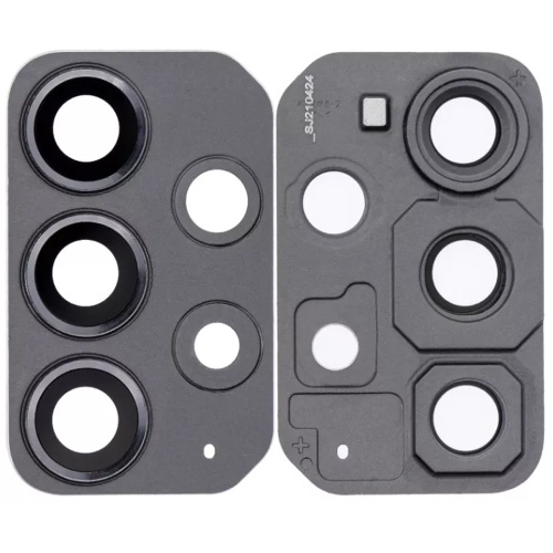 Скло камери Samsung Galaxy A72 A725F A72 5G A726B у рамці (чорне)