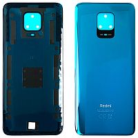 Задняя крышка Xiaomi Redmi Note 9S, Redmi Note 9 Pro Max совм. Redmi Note 9 Pro (синяя Original New)