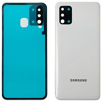 Задняя крышка Samsung Galaxy A31 A315F (белая оригинал Китай со стеклом камеры)