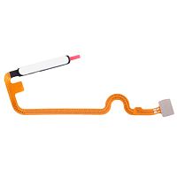 Шлейф Tecno Spark 9 Pro KH7 з кнопкою включення та сканером відбитка пальця (сріблястий оригінал Китай)