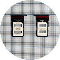 Тримач Sim картки Xiaomi Poco F6 Pro (чорний на 2 SIM)