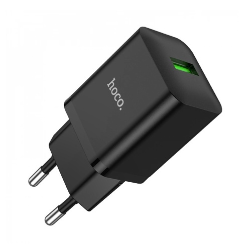 Мережевий адаптер Hoco N26 Maxim18W QC3.0 (чорний)