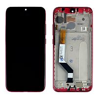 Дисплей Xiaomi Redmi Note 7, Note 7 Pro з тачскріном (з червоною рамкою)