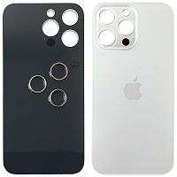 Задня кришка Apple iPhone 14 Pro Max (біла оригінал Китай з кільцями)