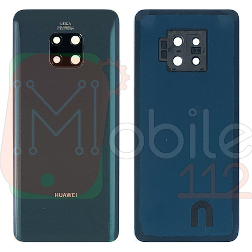 Задня кришка Huawei Mate 20 Pro LYA-L09 (зелена оригінал Китай зі склом камери)