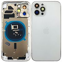 Корпус Apple iPhone 12 Pro Max (серебристый AAAA)