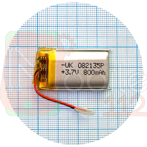Аккумулятор универсальный 082135P 802135 36 x 20 x 8 мм 800 mAh 3.7V