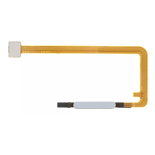 Шлейф Samsung Galaxy A06 A065F з кнопкою включення та сканером відбитка пальця (AAA білий)