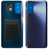 Задняя крышка Xiaomi Redmi Note 10 5G M2103K19G (синяя оригинал Китай)